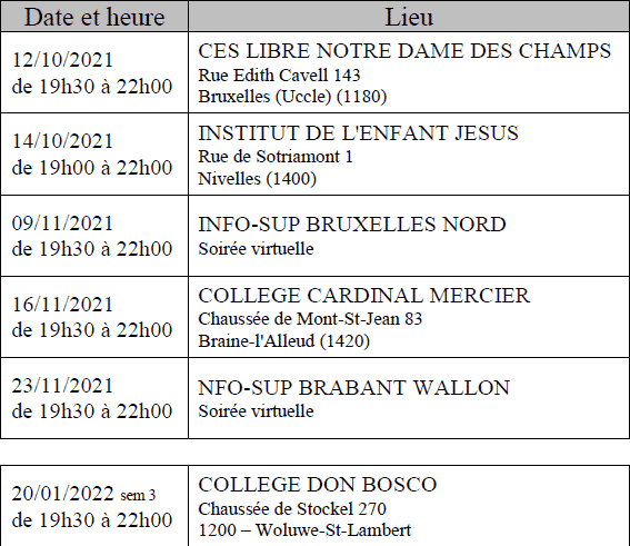 cio préinscription